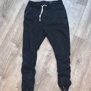 Black relaxed fit chinos